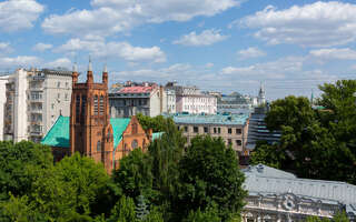 Гостиница Арткорт Москва Супериор с видом на город; 2 раздельные кровати-2